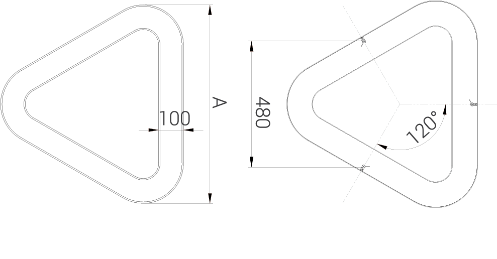 картинка Светодиодный светильник BLZ Tria-w55 