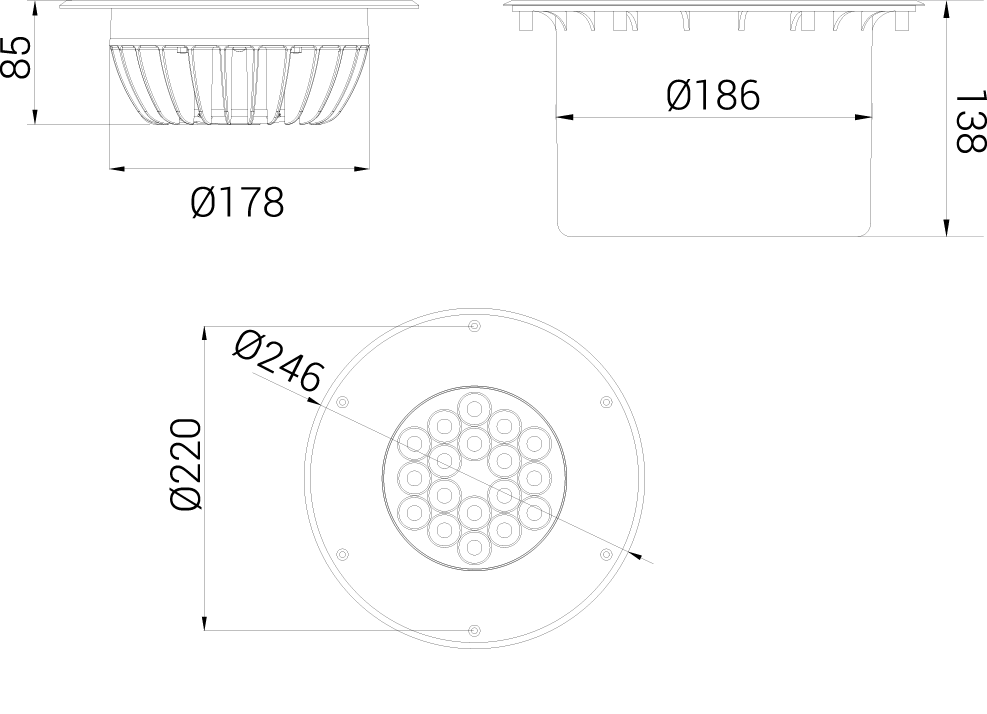 картинка Светодиодный светильник CF518 