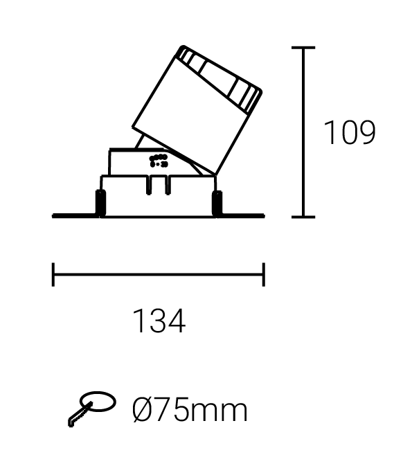 картинка Светодиодный светильник 302T75 (круглая рамка) 