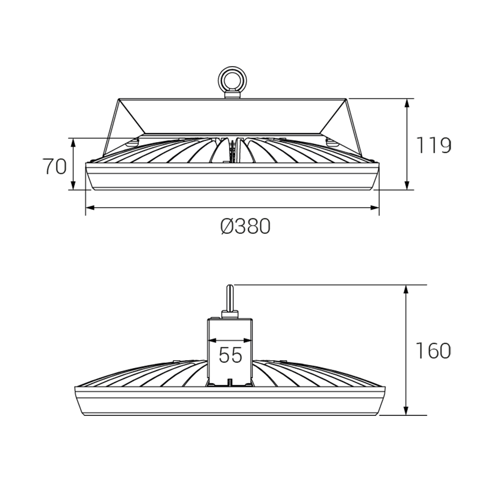 картинка Светодиодный светильник AY380 PRO-w150 